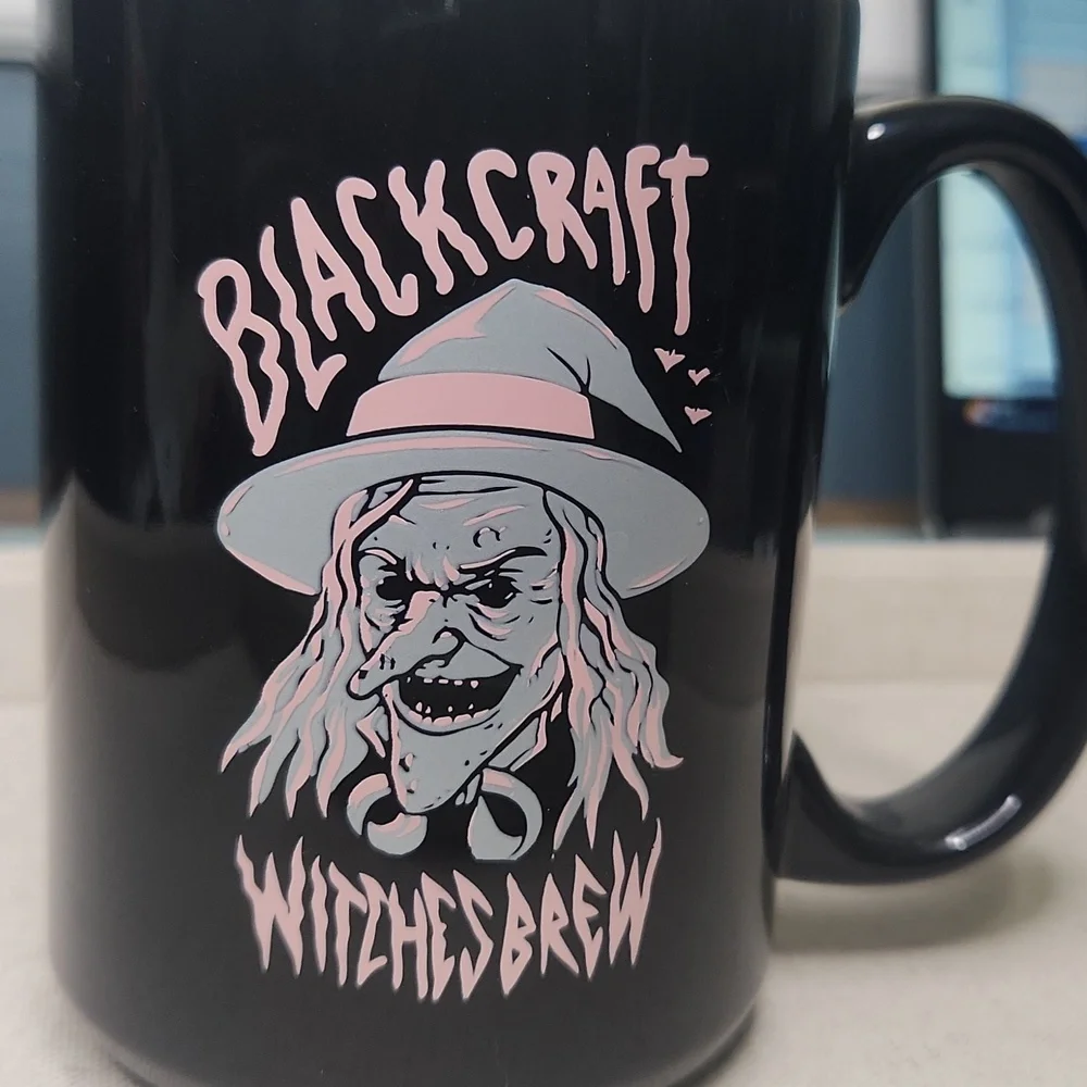 Blackcraft Cult Witches Brew Black Ceramic Coffee Mug